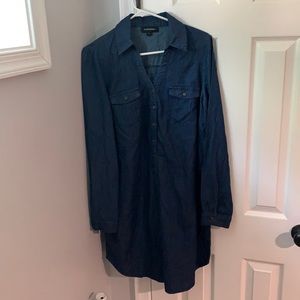 Vestido similar a tela blue jean talla L